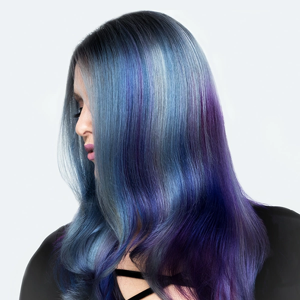 Coloriertes Haar